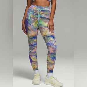 #519 Lululemon Cargo Super-High-Rise Hiking Tight 25" Altered Nature Multi Sz 6